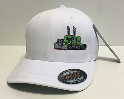 Flexfit Trucker Hat - Fitted Cap For Peterbilt, Kenworth, Mack, Freightliner & Tractor Fans