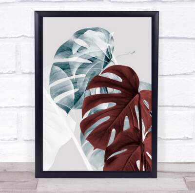 Monstera Creative 18 Studio Botanical Leaf Wandkunstdruck