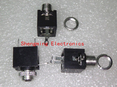 100PCS PJ-301M 3.5mm Female Audio Connector 3 Pin DIP Headphone Jack Socket