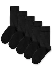 Björn Borg Black Cotton Ankle Socks 5-Pack EU 36-40 UK 4-7 RRP £23