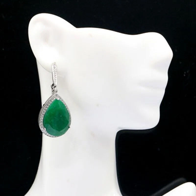 Compre 4 y obtenga 1 gratis colgante de plata circonita cúbica de rubíes rojos reales piedras preciosas grandes Foto 4 de 4