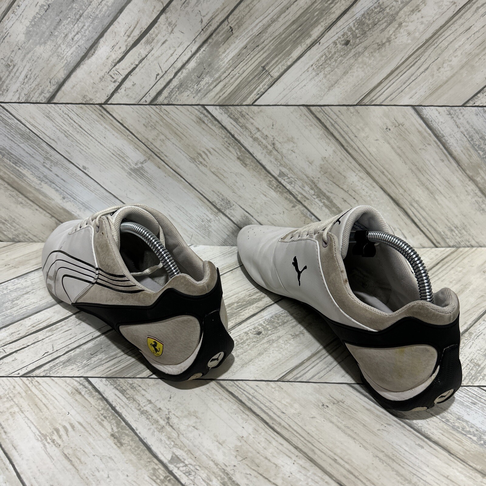 PUMA Mens Scudiera Ferrari Drift Cat Driving Shoes Wh… Gem