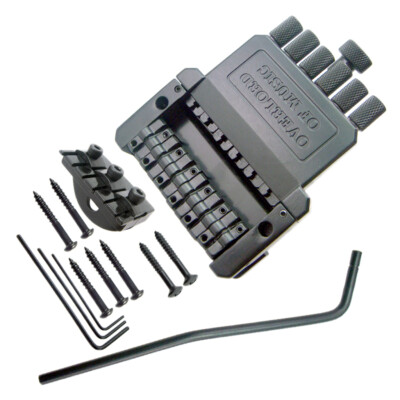Set mit 6 Saiten Sattel Headless Bridge Saitenhalter E Bass Gitarre