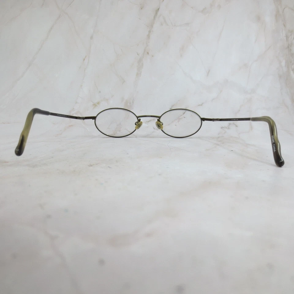 Marco de gafas Converse Rem Revenge para mujer verde oliva metal ovalado borde completo 135 Foto 4 de 4