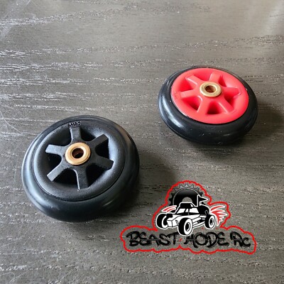 Wheelie Bar Wheel Only BMRC Red Color RC Arrma Hobao Drag