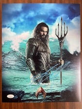  Aquaman Jason Momoa Autographed Signed 11x14 Photo JSA COA #3