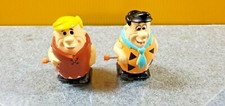 VINTAGE HANNA BARBERA FLINTSTONES WIND UP TOY WALKERS FRED BARNEY FC20-G632