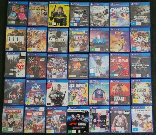 PS4 Games - COD Sims Crash Naruto Rocket League Lego WWE Ratchet UFC FIFA - Picture 1 of 2
