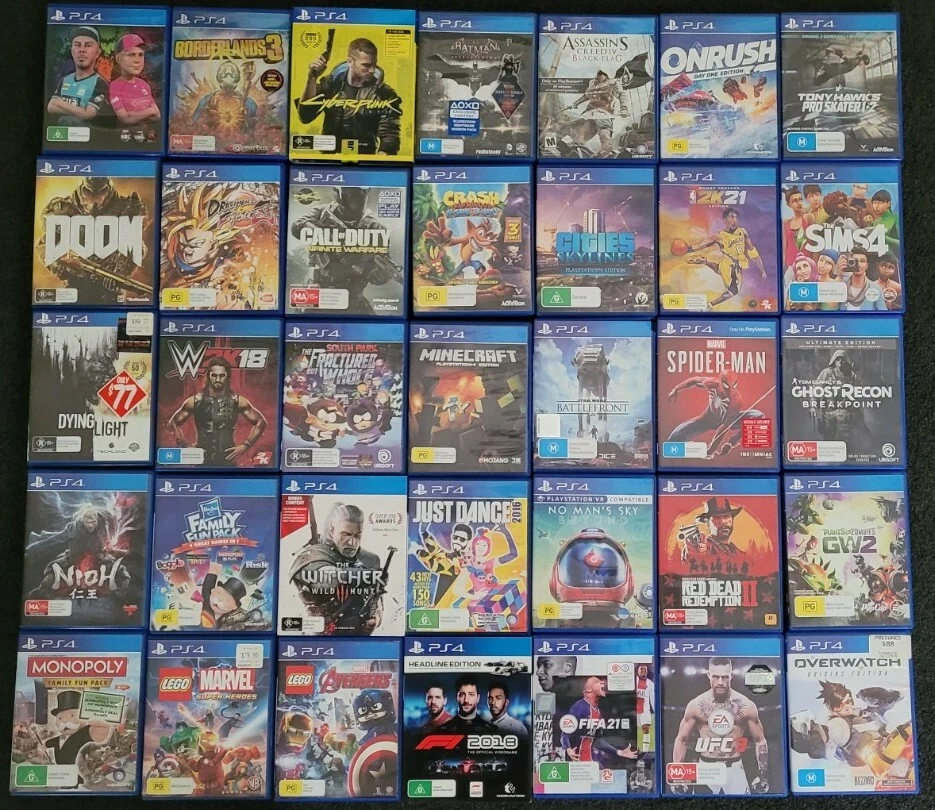 20% OFF! PS4 Games - COD Sims Crash Naruto WWE Ratchet UFC FIFA Playstation 4