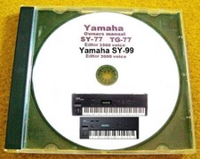 Yamaha SY77,TG77,SY99 - CD con (3500 Voice SY77,TG77 + 3000 Voice SY99)