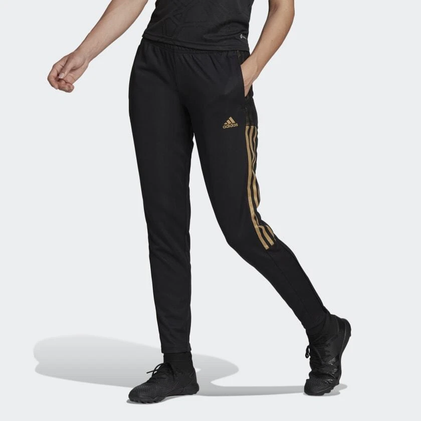 Gold adidas tiro best sale pants