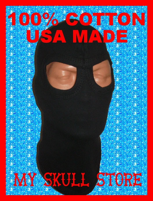 LIGHT PINK, GREEN AND BLACK LIGHTWEIGHT PIERCING BALACLAVA