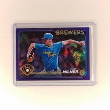 2024 Topps Update Series - Hoby Milner #US87 Purple Holo Foilboard /799 (RC)