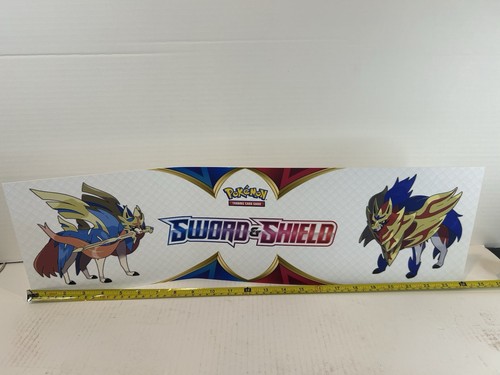 Pokemon Sword & Shield Counter Sign Banner Promo Rare Store Display - Picture 2 of 4
