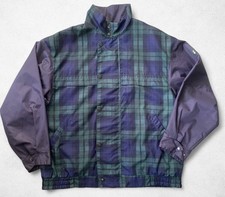 Vintage Snow Goose Jacket Made in Scotland Tartan St Andrews L