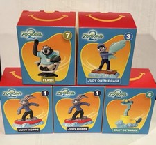 McDonald  s 2025 Zootopia 2 Happy Meal Toys Set of 5 Sealed Boxes
