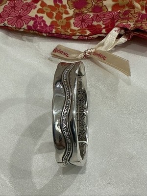 Brighton Trinity silver-plated hinged cuff bracelet