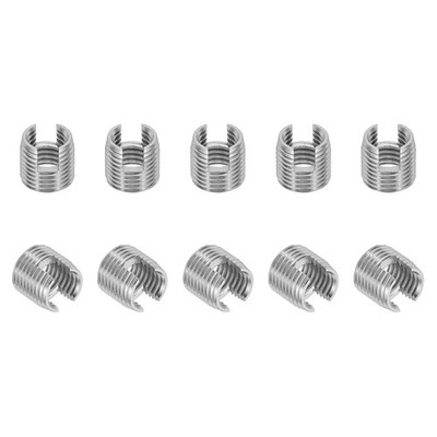 Selbstschneidende Gewindeeinsätze aus Edelstahl 303,M12 x M16 x 15mm,10 Stück