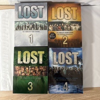LOST Complete Seasons 1 2 3 4 TV Series DVD Box Set Lot Seasons 1-4