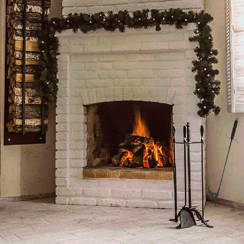 Campfire Tongs Fireplace Tools Fire Pits Fireplaces And Wood Stoves 1pc - Picture 5 of 9