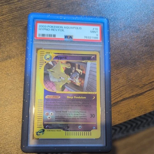 2003 Pokémon Aquapolis Hypno 16/147 Reverse Holo MINT PSA 9