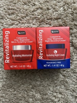 b.pure Revitalizing Hydrating Moisturizer & Night Cream 1.41 oz Fragrance-Free