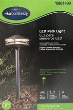 Harbor Breeze 3-Watt Contemporary Low Voltage LED Path Light - Textured Bronze