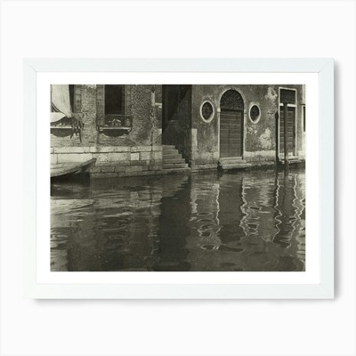 Reflexionen Venedig (1894), Alfred S gerahmtes Wandbild Poster Leinwanddruck Bild
