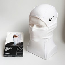 Nike Pro Therma-Fit Hyperwarm Hood Ski Mask Balaclava -US Stock White 