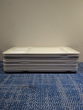 Lot Of 10 Vtg Tupperware Cafeteria Divided Tr...