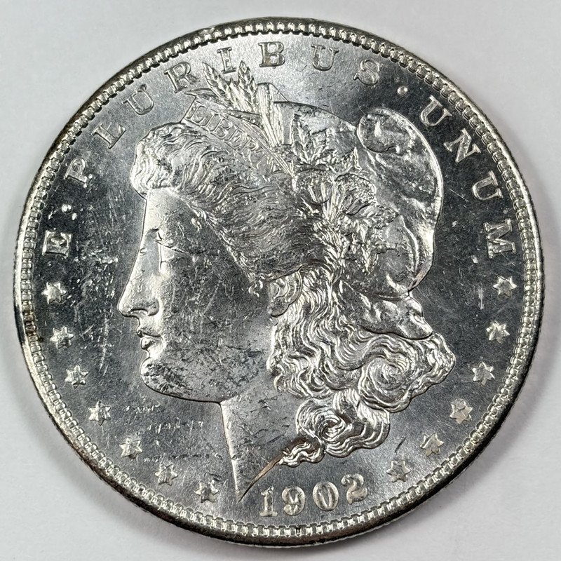 1902-O $1 Morgan Dollar 90% Silver New Orleans US Coin LUSTER!