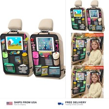 2 Pack Car Backseat Organizer Car Seat Organizer Back Seat Protector