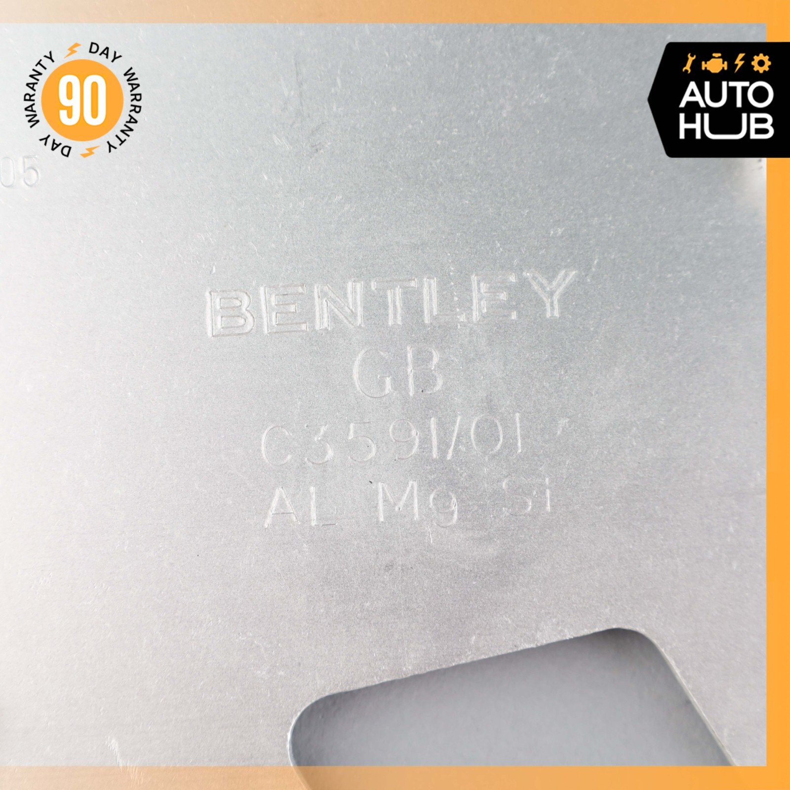 12-17 Bentley Continental GT Coupe Rear Left Side Quarter Window Glass OEM