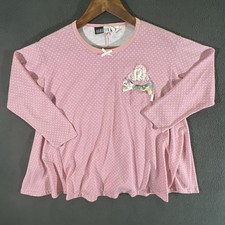 Vintage 90's Hang Ten Women's Size Medium Long Sleeve Pink Top Made in USA