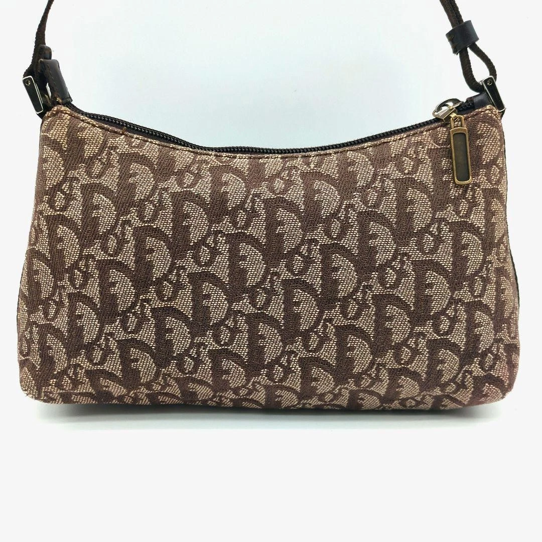 Pochette accessoire trotteur Dior marron