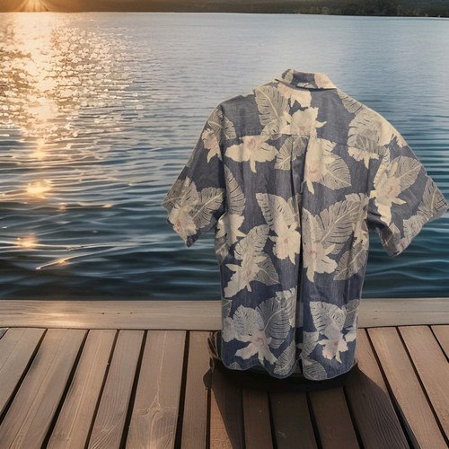 Cooke Street Honolulu Mens Size XL Short Sleeve Hawaiian Button Shirt Cotton - Picture 3 of 8