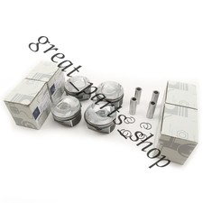 4x Pistons& Rings Set Φ82.00mm Φ20mm Fit For Mercedes-Benz C200 E260 SLK200 1.8T