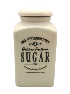 BUTLERS Mrs. Winterbottom's Vorratsdose ZUCKER / Sugar cremeweiß shabby landhaus