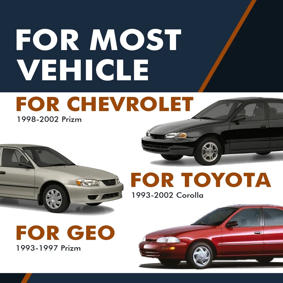 Set of 4 Rear Suspension Strut-Wheel Hub Bearing Assembly To 1993-1997 GEO Prizm - Image 2 of 4