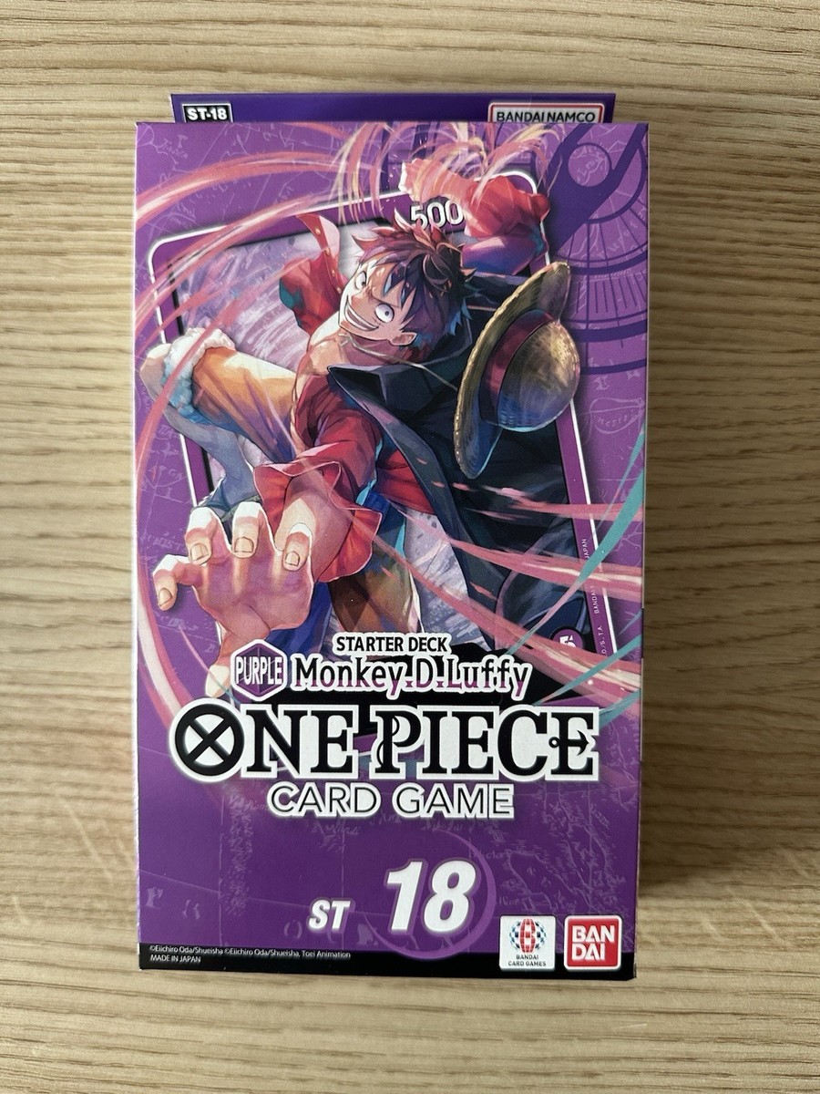 One Piece Card Game English Starter Decks ST01-ST06, ST13, ST15-ST20 NEW