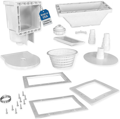 45-405 Wide Mouth Thru-The-Wall Skimmer & Accessory Kit for above Ground Pool an