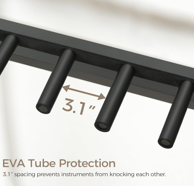 Guitar Stand, Multi Guitar Rack Stand for 7-10 String Instruments, for Acoust...