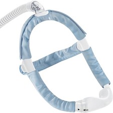4 Piece Set Satin CPAP Strap Covers, Sky Blue CPAP Mask Frame Covers, CPAP Cover