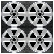 Set 2007 2009 2011 2013 2015 Nissan Armada Titan OEM Silver Wheels Rims 62493