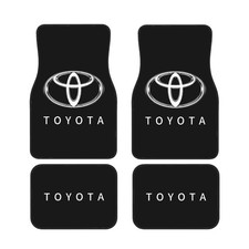 4 Piece Toyota Car Front Rear Floor Mat Set Non-slip Carpet Mats
