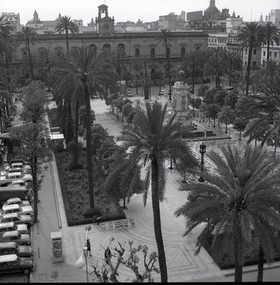 a21 Original Negative 1960 s Sevilla San Fernando Square 945