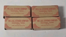 Vintage J & E Stevens Company Action Toy Caps Toy Repeating Pistols Lot of 4 NIB