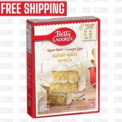 Betty Crocker Super Moist Vanilla Cake Mix Rich Taste & No Artificial Color,500g