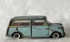 Vintage DINKY TOYS Blue MORRIS MINI TRAVELLER Toy Car 197 #piN902