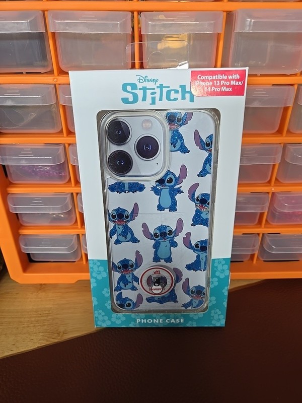 New Disney STITCH IPHONE 13 Pro Max/14 Pro Max PHONE CASE Cover NIB